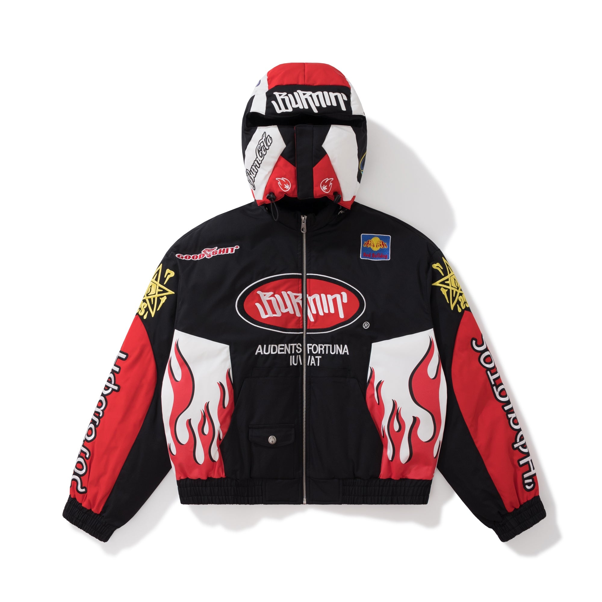 BURNIN* "2503" Helmet Deconstructed Racing Cotton Jacket - PSYLOS 1, BURNIN* "2503" Helmet Deconstructed Racing Cotton Jacket, Jacket, Burnin, PSYLOS 1